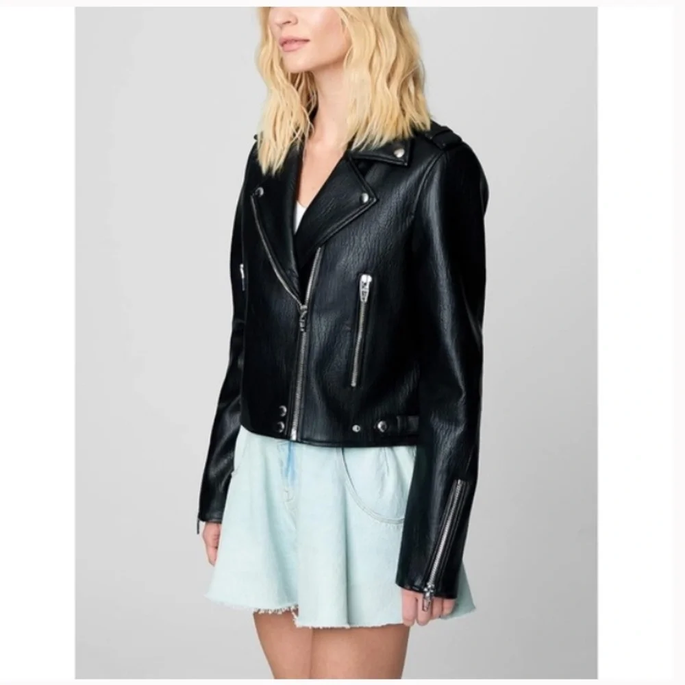 Blank NYC Vegan Moto Jacket. Size Small - Picture 4 of 15